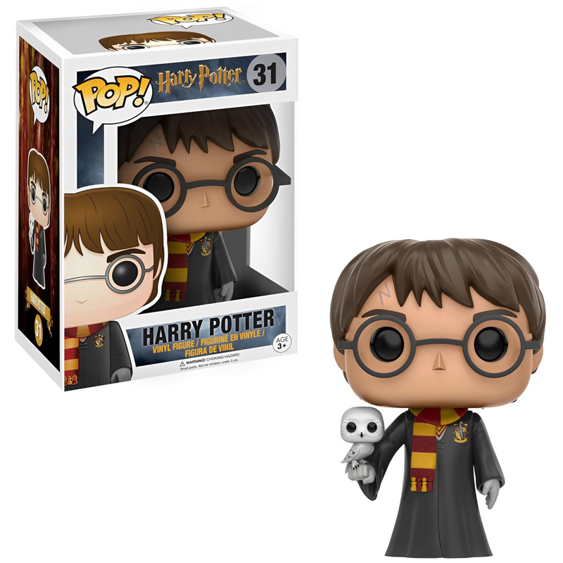 Boneco Harry Potter com Edwiges 31 - Funko Pop!