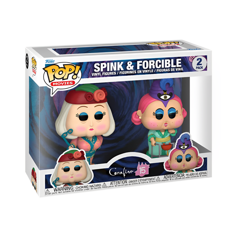 [Encomenda] Boneco Spink & Forcible 2 Pack Coraline - Funko Pop!