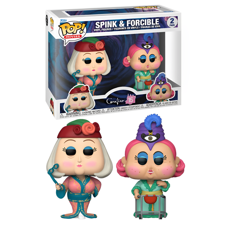 [Encomenda] Boneco Spink & Forcible 2 Pack Coraline - Funko Pop!