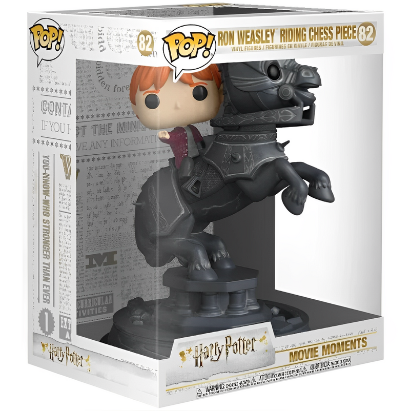 [Encomenda] Boneco Ron Weasley montando Peça de Xadrez Harry Potter 82 - Funko Pop!