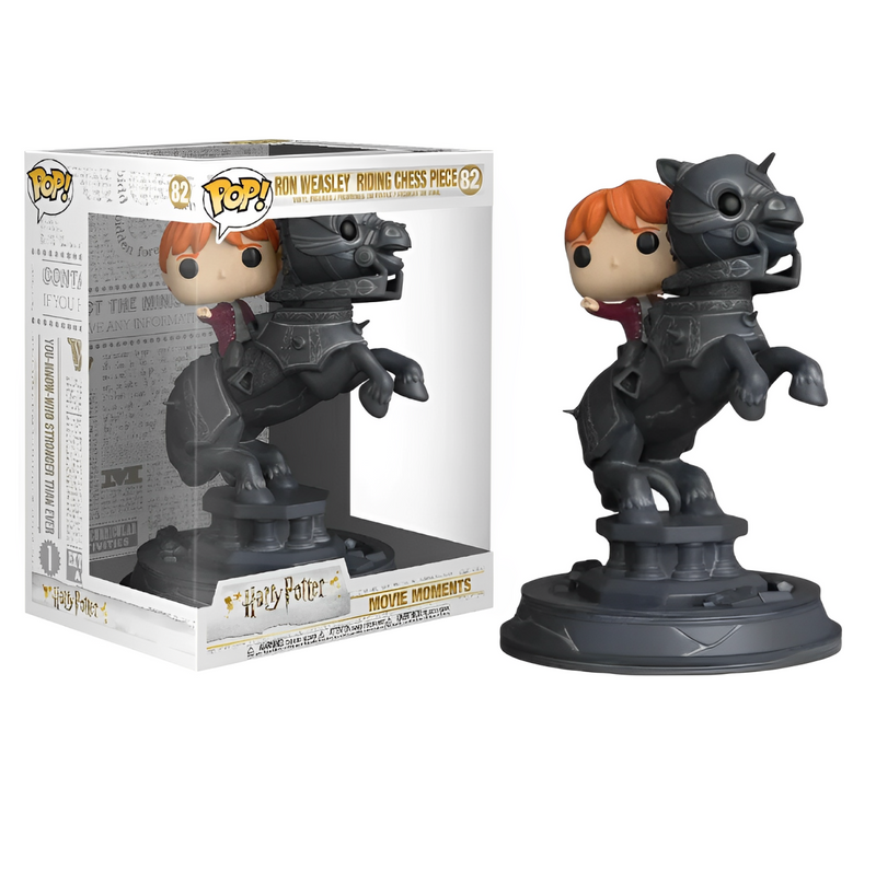 [Encomenda] Boneco Ron Weasley montando Peça de Xadrez Harry Potter 82 - Funko Pop!