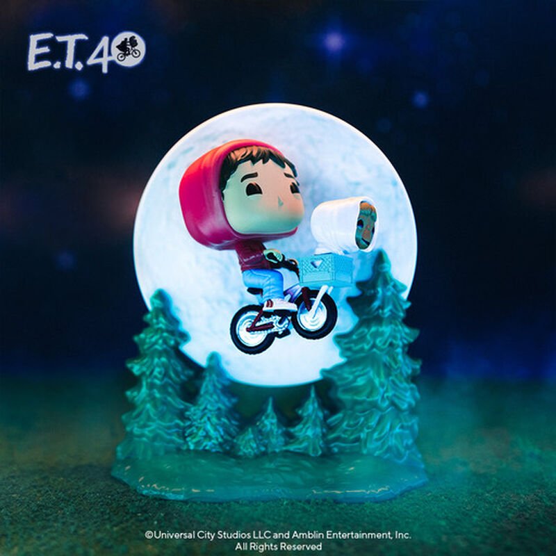 Boneco Elliott & E.T. 1259 O Extra - Terrestre - Brilha no Escuro (Glows) - Funko Pop! - Mais Que Nerd