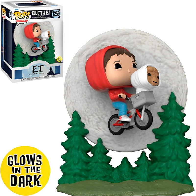 Boneco Elliott & E.T. 1259 O Extra - Terrestre - Brilha no Escuro (Glows) - Funko Pop! - Mais Que Nerd