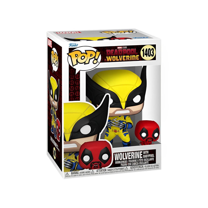 Funko Pop! Deadpool & Wolverine - Wolverine com Babypool 1403 - Mais Que Nerd