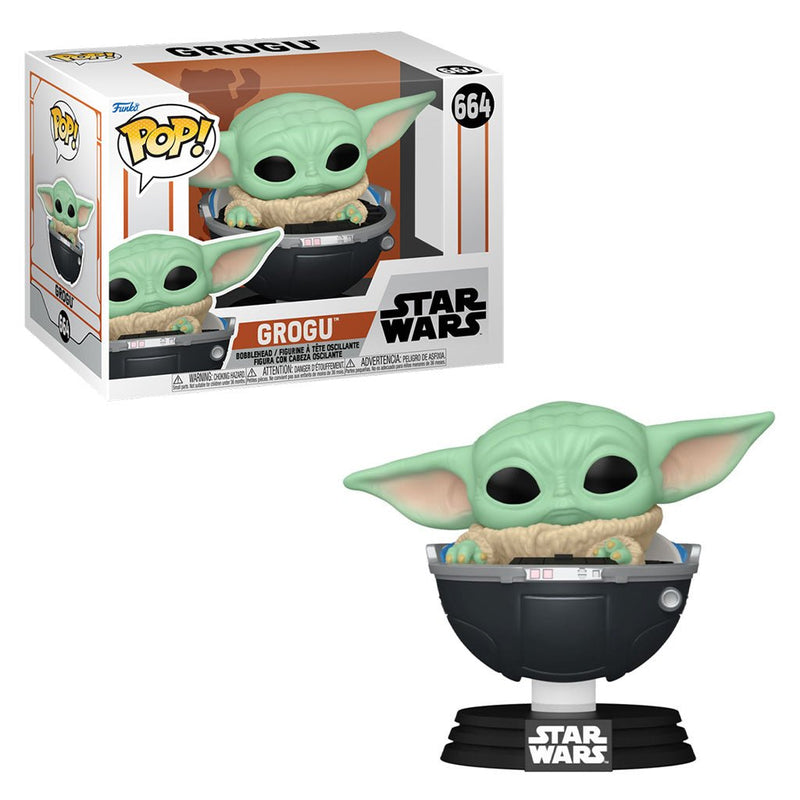 Funko Pop! Star Wars - Grogu Baby Yoda 664 - Mais Que Nerd