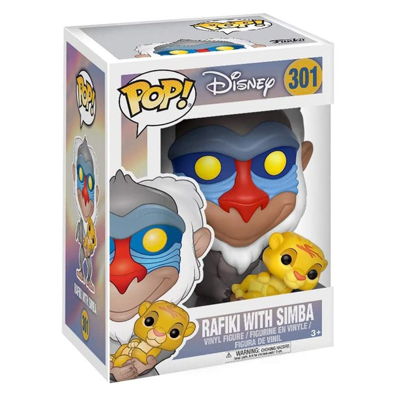 Funko Pop! The Lion King (O Rei Leão) - Rafiki with Simba 301 - Mais Que Nerd