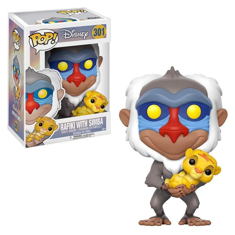 Funko Pop! The Lion King (O Rei Leão) - Rafiki with Simba 301 - Mais Que Nerd