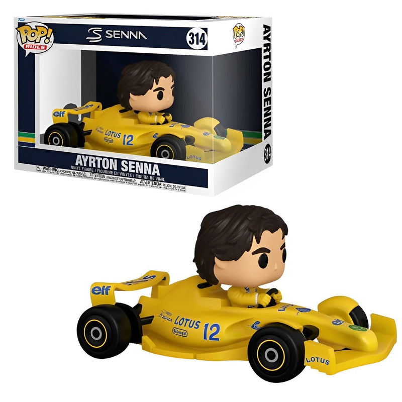 [Pré - Venda] Boneco Ayrton Senna Carro Lotus Deluxe - Funko Pop! - Mais Que Nerd