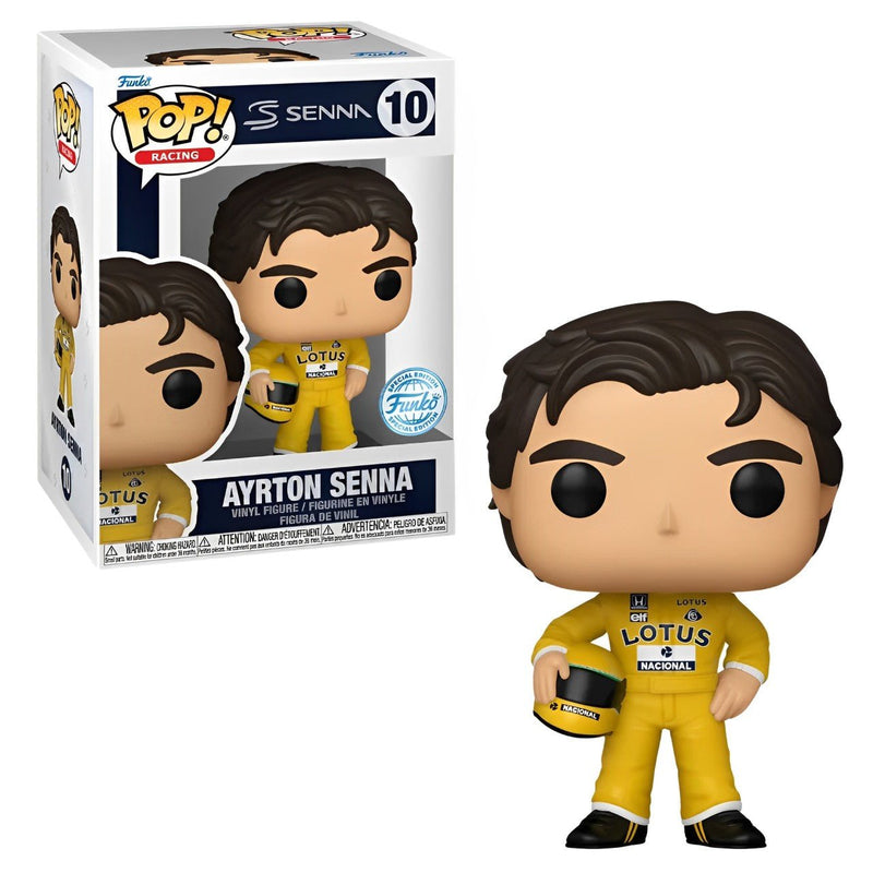 [Pré - Venda] Boneco Ayrton Senna Uniforme Lotus - Funko Pop! - Mais Que Nerd