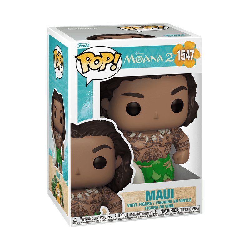 [Pré - Venda] Boneco Maui 1547 Moana 2 - Funko Pop! - Mais Que Nerd