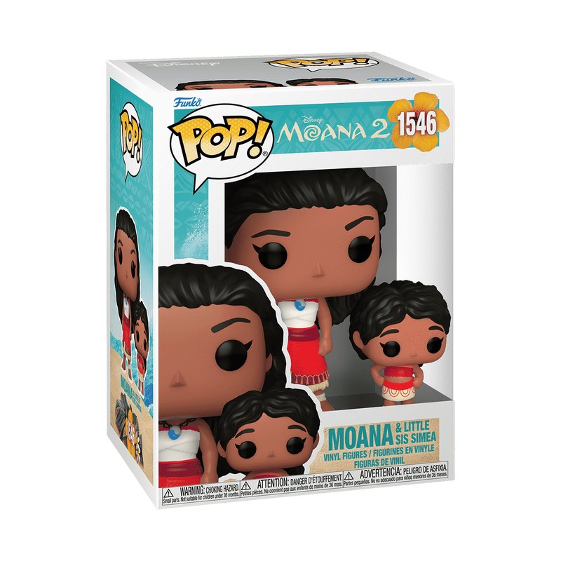 [Pré - Venda] Boneco Moana Little Sis Simea 1546 Moana 2 - Funko Pop! - Mais Que Nerd